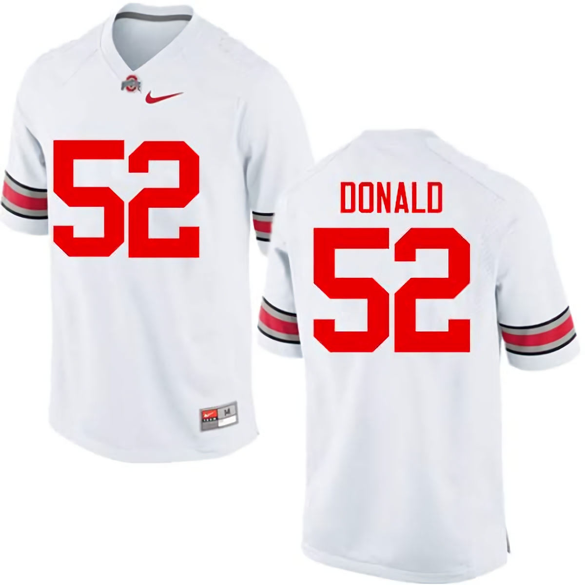 Noah Donald Ohio State Buckeyes Men's NCAA #52 Nike White College Stitched Football Jersey YXE8856WL